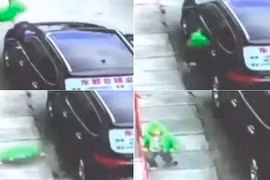 Cậu bé bước đi như thường sau khi rơi từ tầng 3