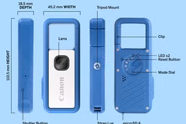 Canon gọi vốn cộng đồng làm máy ảnh dạng móc chìa khóa