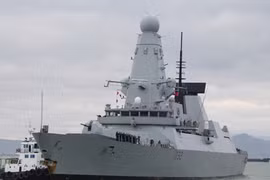 “Săm soi” góc cạnh chiến hạm Type 45 Anh ở Việt Nam