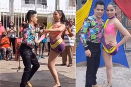 Cô gái một chân khiến dân mạng thán phục với màn nhảy salsa gợi cảm