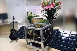 Cận cảnh vệ tinh do các nhà khoa học Việt trực tiếp chế tạo