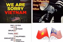 Cộng đồng mạng Malaysia đăng ảnh xin lỗi CĐV VN
