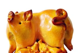 Hình ảnh siêu ấn tượng của bánh trung thu độc lạ