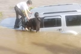 Ôtô tông nhân viên phà Thuận Giang tử vong rồi lao xuống sông