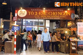 Khu ẩm thực đậm chất bao cấp ở Aeon Mall Long Biên