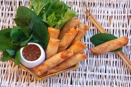 Cách làm nem rán tôm thịt dễ mà ngon