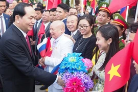 Hình ảnh ngày đầu chuyến thăm Liên bang Nga của Chủ tịch nước