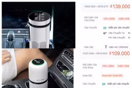 Máy lọc không khí ô tô 109.000 đồng… “tiền mất tật mang”