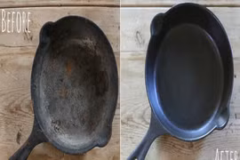 7 bước tân trang chảo cũ cực hiệu quả