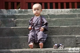 Mê mẩn cùng chùm ảnh tiểu hòa thượng dễ thương