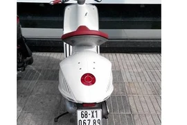 Xe Vespa đắt nhất Việt Nam gắn biển số siêu đẹp
