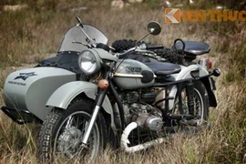 Ural M67-xe cảnh sát thời XHCN được phục chế tuyệt đẹp