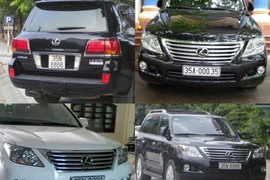 Đại gia Ninh Bình chơi trội với dàn Lexus biển khủng (1)
