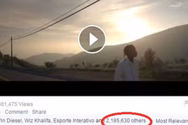 Clip cuối “Fast & Furious 7” ám ảnh cộng đồng mạng 