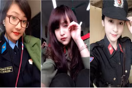 Dàn nữ sinh cảnh sát xinh đẹp nổi tiếng trên mạng
