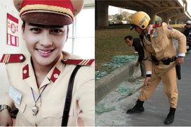 Chàng CSGT Hà Nội bụng 6 múi, đẹp trai như soái ca
