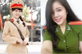 Hot girl CSGT xinh đẹp hay bị trêu khi làm nhiệm vụ