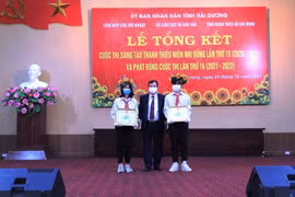 Hải Dương: Trao giải Cuộc thi sáng tạo thanh thiếu niên và nhi đồng tỉnh lần thứ 15