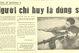 Hai bức ảnh về dũng sĩ Phùng Quang Thanh