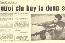 Hai bức ảnh về dũng sĩ Phùng Quang Thanh