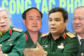 Bốn Thượng tướng quân đội thôi giữ chức Thứ trưởng Bộ Quốc phòng