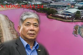 Tin nóng ngày 2/4: Hoang mang vì hồ nước bỗng dưng đổi màu hồng 