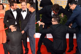 Chộp những khoảnh khắc cười té ghế tại SAG Awards.