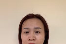 Bị can Hoàng Kim Thư.