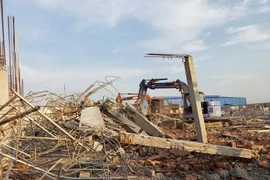 Hiện trường vụ việc.