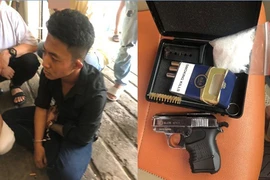 Đối tượng cùng tang vật.