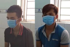 Hai đối tượng tại công an 