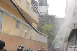 Công an có mặt ở hiện trường