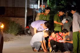 Công an khám nghiệm 1 vụ án trước đó.