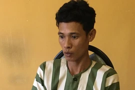 Hưng tại cơ quan công an.