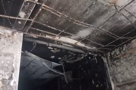 Hiện trường vụ cháy.