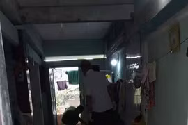 Công an phong toả hiện trường.