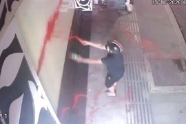 Hình camera an ninh ghi nhận 