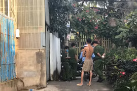 Công an phong toả hiện trường.