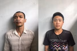 Luân và Phúc tại công an.