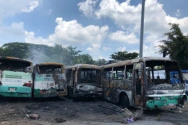 Hiện trường vụ việc.