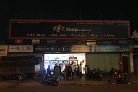 Nơi xảy ra vụ trộm.