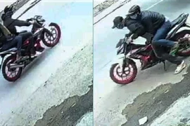 Hình ảnh các đối tượng thực hiện vụ cướp 