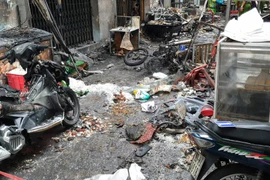 Hiện trường vụ việc.