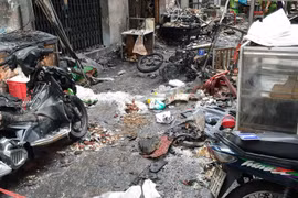 Hiện trường vụ việc.