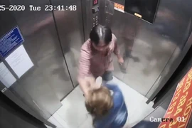 Hình ảnh cắt từ clip mạng xã hội.