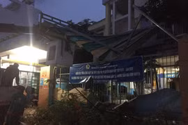 Công an phong toả hiện trường.