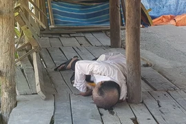 Hiện trường vụ việc.