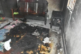 Hiện trường vụ việc.