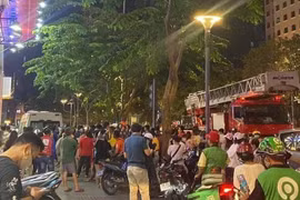 Công an phong toả hiện trường.