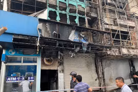 Hiện trường vụ cháy 